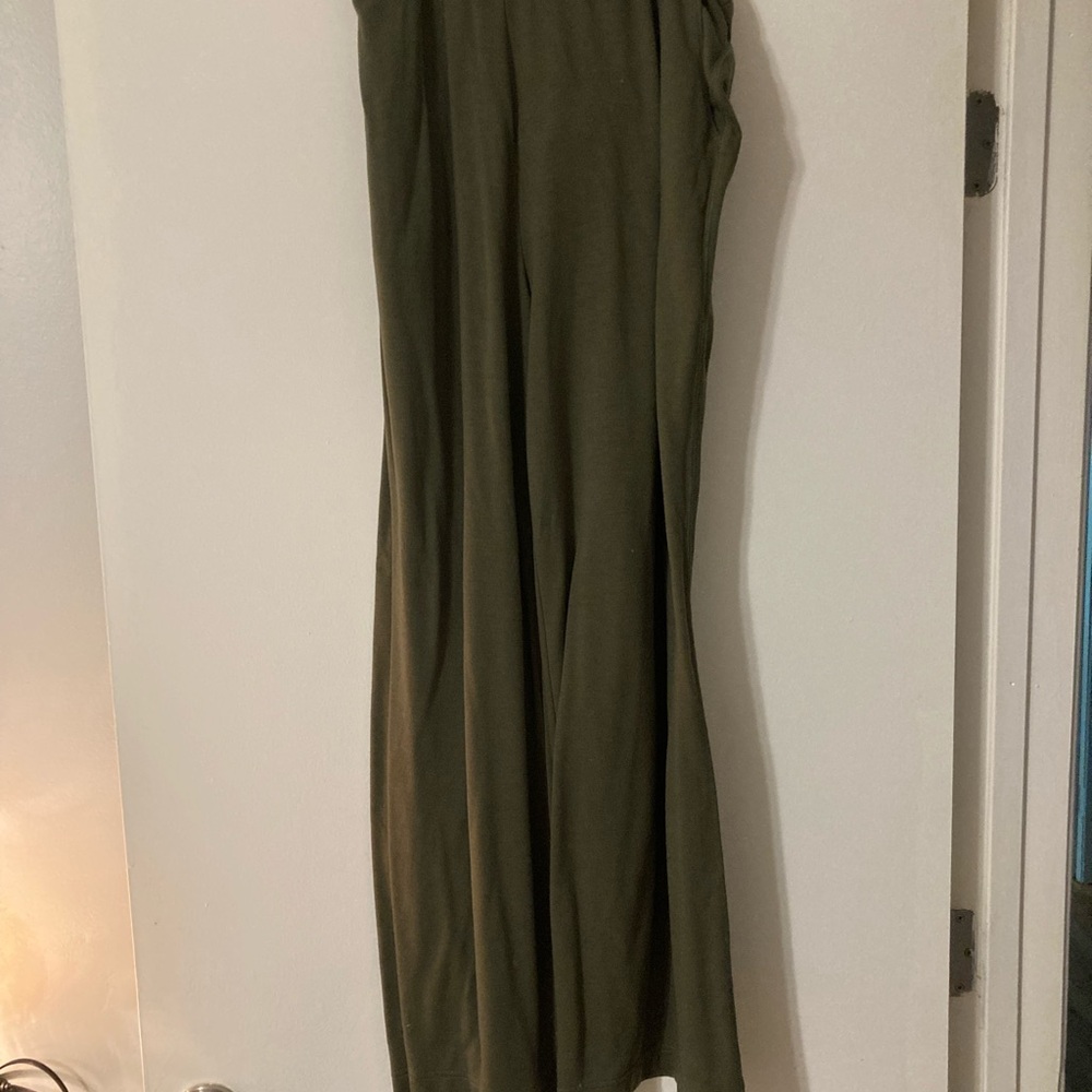 Old Navy Wide Leg Green Yoga Pants